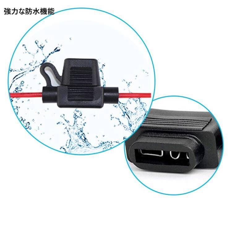 Fuse Holder 16AWG 10pcs Fuse Box Fuse Clip Flat Waterproof Dustproof 30 Fuse