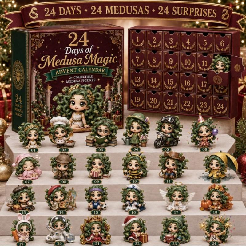 2026 Magic Animal Advent Calendar Acrylic Blind Box Collectible Ornament Christmas Gift