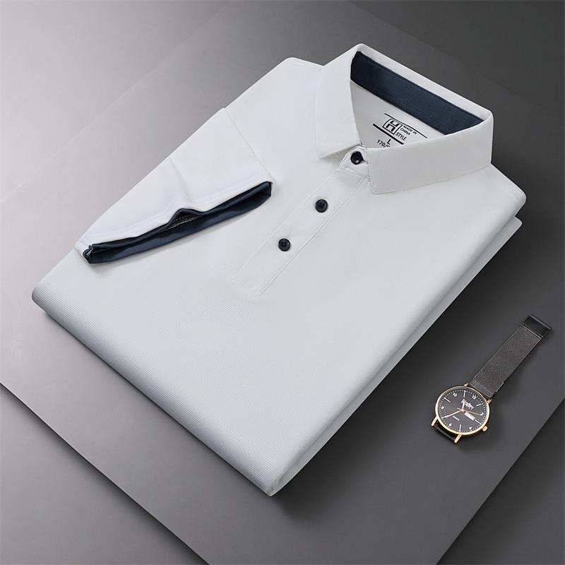 

2026 3A Men s Summer Leisure Sports Brand POLO Shirt Short sleeved, Newly Designed Polo Collar Men s Top S