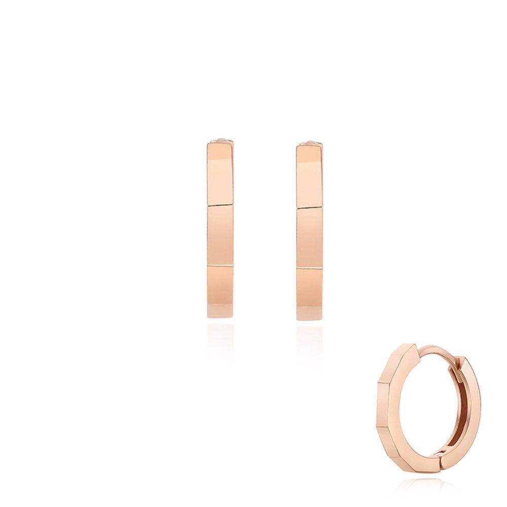 STONEHENGE Silver One-Touch Earrings Sc1436