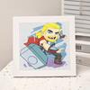 High-End Diamond Painting Diy Van Gogh Starry Sky Cat Creative Handmade Toy Table Decoration Diamond Painting With Frame