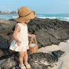 Girls Outfit Set Summer Clothing Sets Hollow Lace Suit Baby Casual Sleeveless T-shirt+Shorts Kids Clothes Sets Baby Clothes