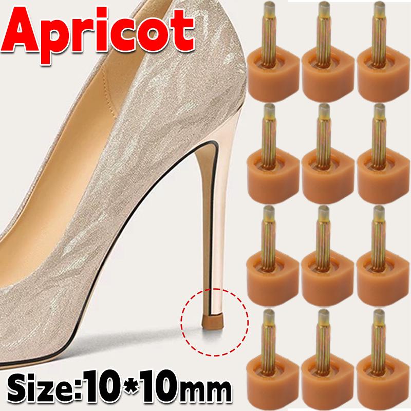 10pz Nuovi Puntali di Ricambio per Tacchi Alti con Perni per Scarpe da Donna con Tacchi Alti Puntali Tappi Perni Rialzi Tappi di Ricambio per Tacco Protezioni