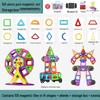 Large Magnetic Tiles Building Blocks Set for Kids - DIY Educational Toy