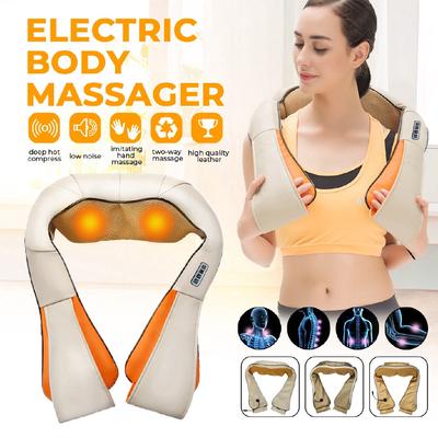 U Shape Heat Deep Kneading Infrared Massager Electrical Shiatsu Massage Back Neck Shoulder Massage