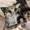 Poszewka na poduszkę z postacią z kreskówki Bungo Stray Dogs Prezent Toon Poszewka na poduszkę Sypialnia Dom Sofa Krzesło Siedzenie Dekoracja Poszewka na poduszkę