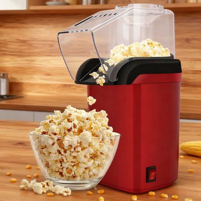 Mini Home Popcorn Maker Machine Compact Electric Air Popper for Dorm RV Healthy Oil-Free Snack Maker