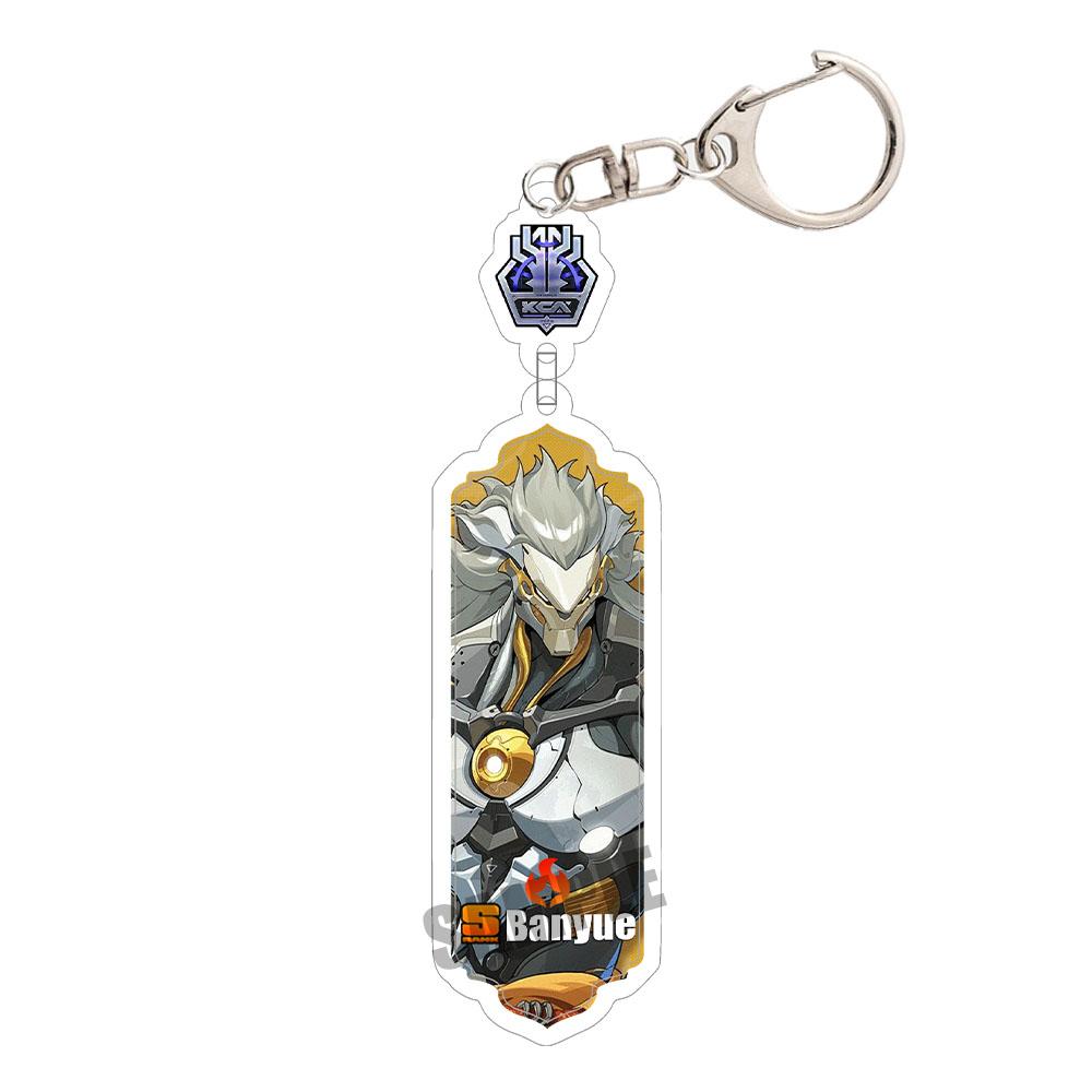 Game Zenless Zone Zero Acrylic Keychain Aria Cissia Nangong Yu Backpack Keyring Pendant Belle Nicole Demara Decorative Ornament