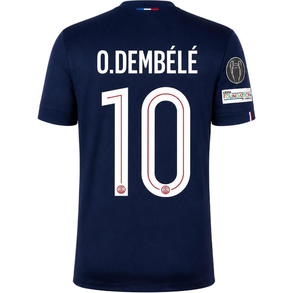 Nike Paris Saint-Germain 2025-2026 Season Home Fan Short Sleeve Football Shirt Men Tops Navy-Blue HJ4593-411