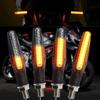 1PC Universal LED Motorcycle Turn Signal Light 12v Waterproof Amber Flasher Indicator Blinker Rear Lights Lamp Accessories