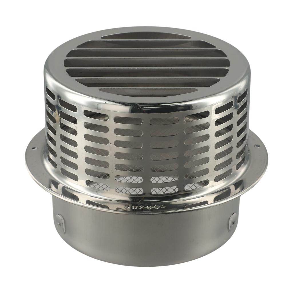 Stainless Steel Water Heater Chimney Cap Air Vent Ducting Ventilation Exhaust Grille Cover Outlet Heating Cooling Vents Cap