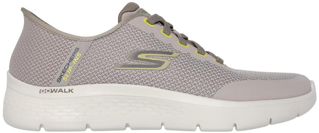 Skechers GO WALK Flex Netro Shoes In Nature Brown Grey