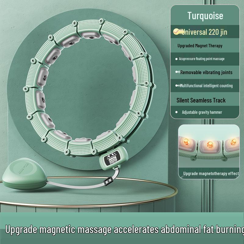 Women's Smart Magnetic Hula Hoop - Detachable, Thickened, Waist-Friendly for Abdomen Reduction and Weight Loss