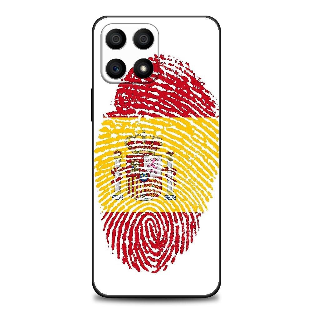 ESPANA Spanish Spain Flag Phone Case For Honor 50 30 10 Lite 30i 20 20e 9A 9C 9X Pro 8X Nava 8i 9 Y60 Cover Soft Silicone Cases