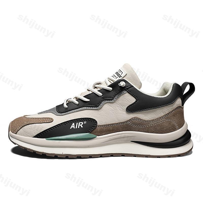 Men Sneakers Fashion Casual Running Shoe Breathable Lace-up Tennis Brand Shoes PU Leather Luxury Designer Zapatillas De Hombre