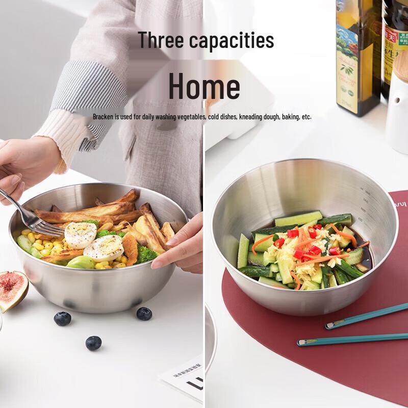 Chahua Zhenxiang 304 Stainless Steel Multi-purpose Mixing Bowl