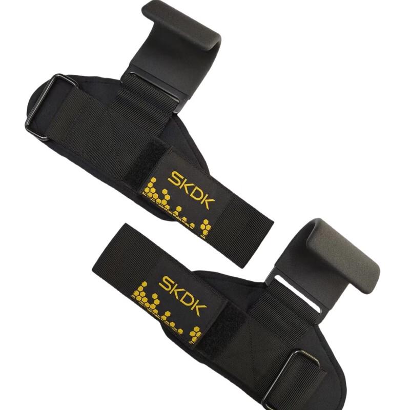 WEZHO Weightlifting Hooks with Wrist Support