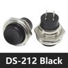 5/20/100Pcs DS-212 Round Push Button Switch ON OFF 16mm Momentary Switch 2 Pin Self-Reset Switch Electric Power Switches Switches Oil Pressure 6