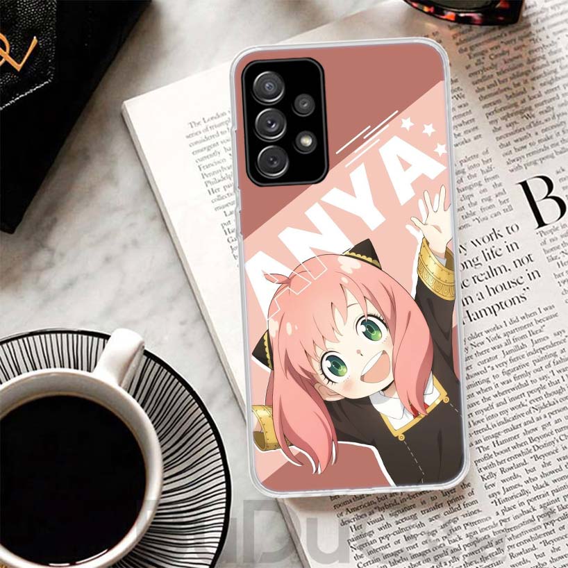 S-Spy Family Anya Cover For Samsung Galaxy A52 A42 A32 A22 A12 A50 A51 Phone Case A70 A71 A40 A41 A30S A31 A20E A21S A10S Galaxy