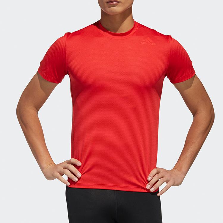 Adidas Kenta Rise Tee Training Sports Short Sleeve Men Tops Light-Crimson GM5065