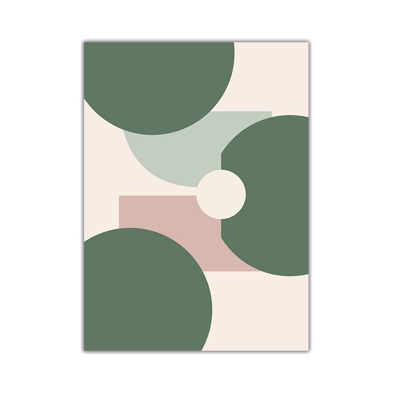 Abstract Leaf Human Face Curve Block Color Cactus Line Poster Nordic Wall Art Canvas Painting Print Pictures Living Room Decor