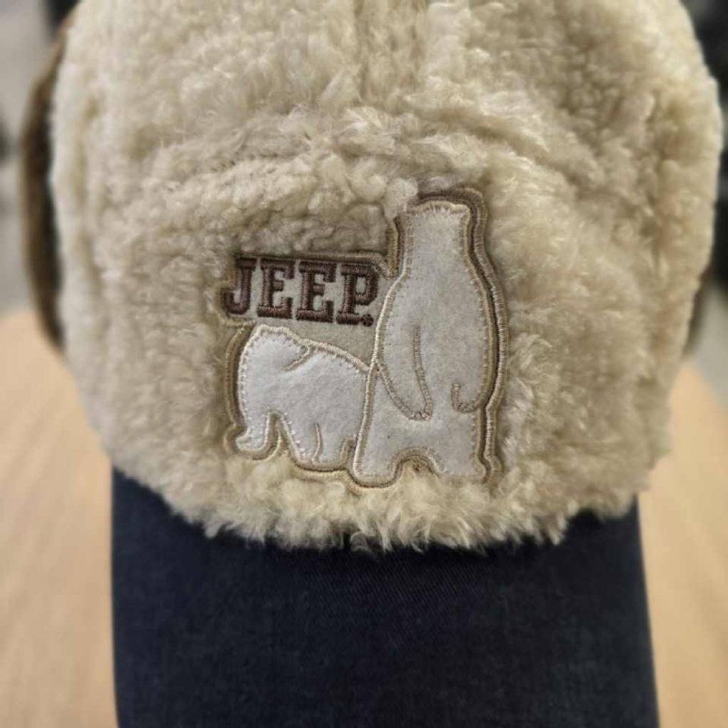 Jeep_Poggle Color Block Front Brim Earflap Hat_JP1GCU611