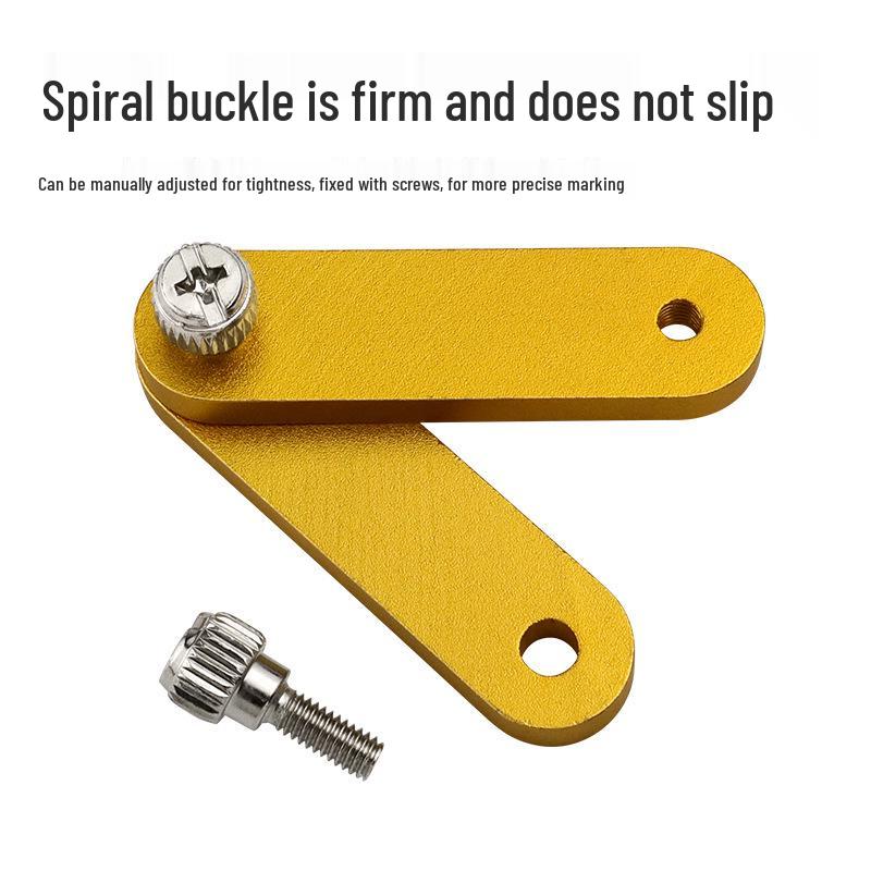 Steel Ruler Limiter & Positioning Block for Woodworking Marking