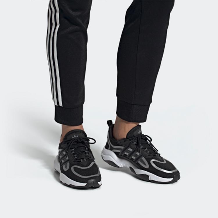 Adidas Haiwee Black Grey Unisex Sneakers Core-Black Grey-Six Cloud-White EG9571