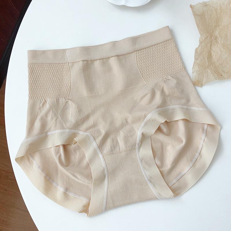 

Жіночі труси великого розміру для весни та осені, що підтягують живіт та стегна, антибактеріальні, високоеластичні, з високою талією L жовтий