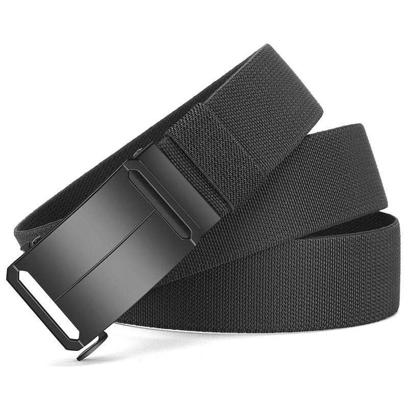 Men's Adjustable Elastic Tactical Nylon Belt with Automatic Buckle