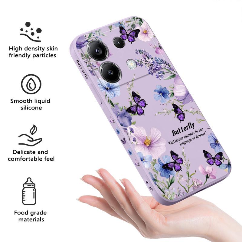 Butterfly Lovers Phone Case For Xiaomi Poco F7 X7 X6 F6 M6 M5 M5S F5 X5 F4 X4 M4 F3 M3 X3 Pro 4G 5G GT Silicone Cover
