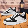 2024 Men's Trendy Korean Style White Sneakers: Versatile, Wear-Resistant, Casual Sports Shoes for Spring