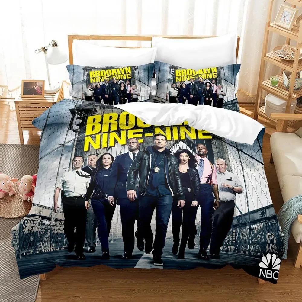 Brooklyn-Nine-Nine Bedding Set Single Twin Full Queen King Size Bed Set Aldult Boys Bedroom Duvet cover Sets 3D Print