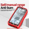 Multifunctional Digital Multimeter Ammeter AC DC Tester 6000 Counts Auto Range Voltmeter DCV ACV Resistance Temperature Measurement Digital Display