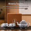 High-End Chinese Ceramic Kung Fu Tea Set