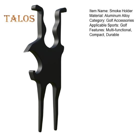 Suporte Magnético para Cigarro de Golfe Smoke Porta Copo de Cerveja e Ferramenta para Reparar Divots 3 em 1 Acessório de Golfe Multifuncional Presentes para Homem