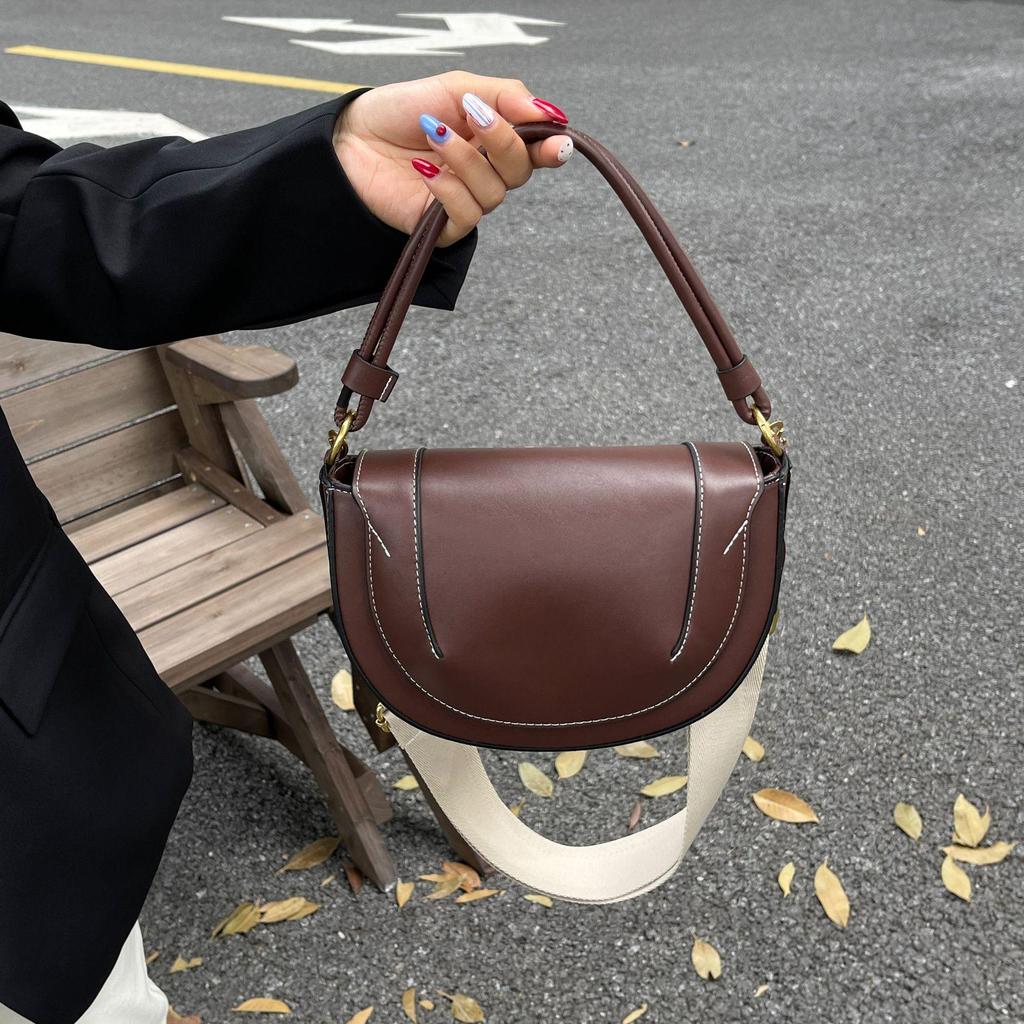 2025 Women's High-End Fashion Crossbody Tote Saddle Bag