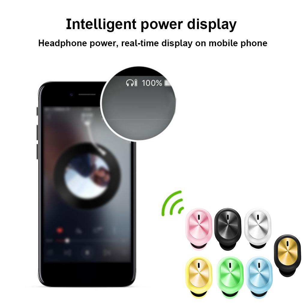 Elroy Kopfhörer V5.0 In-Ear Ohrhörer Stereo Sprachsteuerung Sportkopfhörer