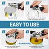 Stainless Steel Multifunctional Can & Bottle Opener - Versatile Kitchen Gadget