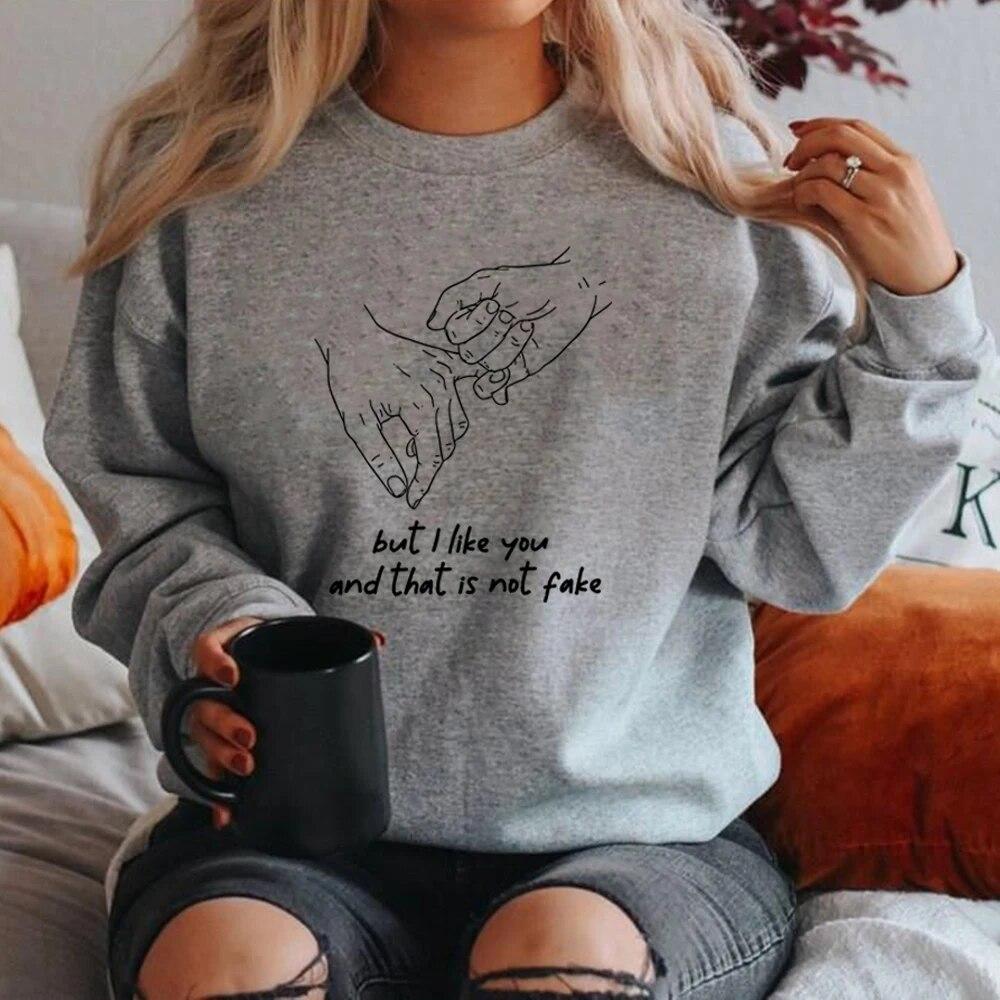 But I Like You and That Is Not Fake Young Royals Hillerska School Sweatshirt Young Royals Inspired Hoodie Unisex Sweatshirts Top Unisex