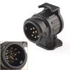 Durable 13 To 7 Pin Plug Adapter Trailer Connector 12V Towbar Towing Waterproof Plugs Socket Adapter Protect Connections A30