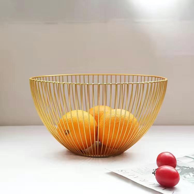 

Простая металлическая корзина для фруктов в скандинавском стиле, сливная корзина, корзина для хранения, практичные кухонные принадлежности, посуда