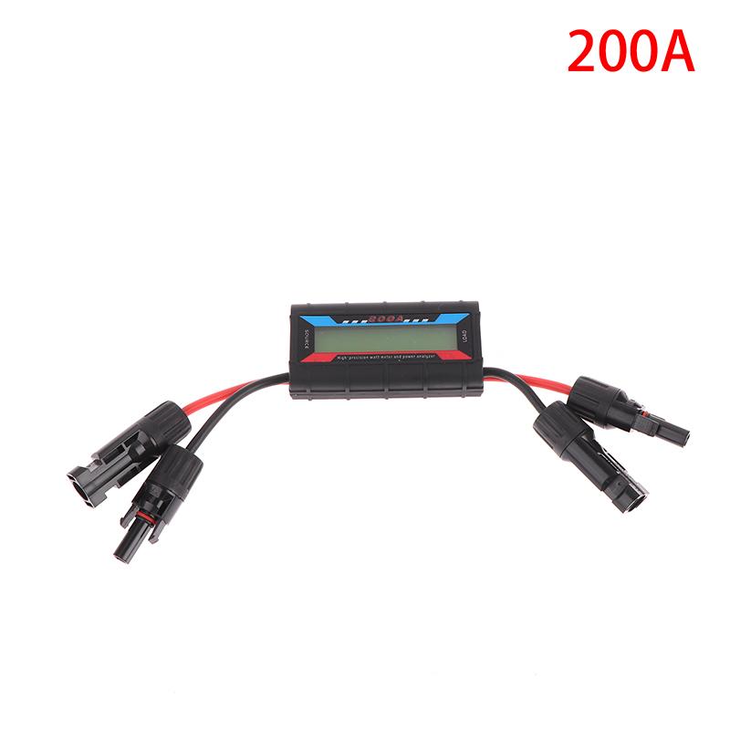 150A/200A Solar Energy Tester With Photovoltaic Connector Power Meter RC Model Aircraft Power Meter Analyzer Current Power Meter
