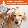 4-in-1 Beruhigendes Hundeshampoo - Reinigt, Pflegt, Glättet, Spendet Feuchtigkeit Mit Lavendel Kamille - Tierfreundliche Formel 300ml