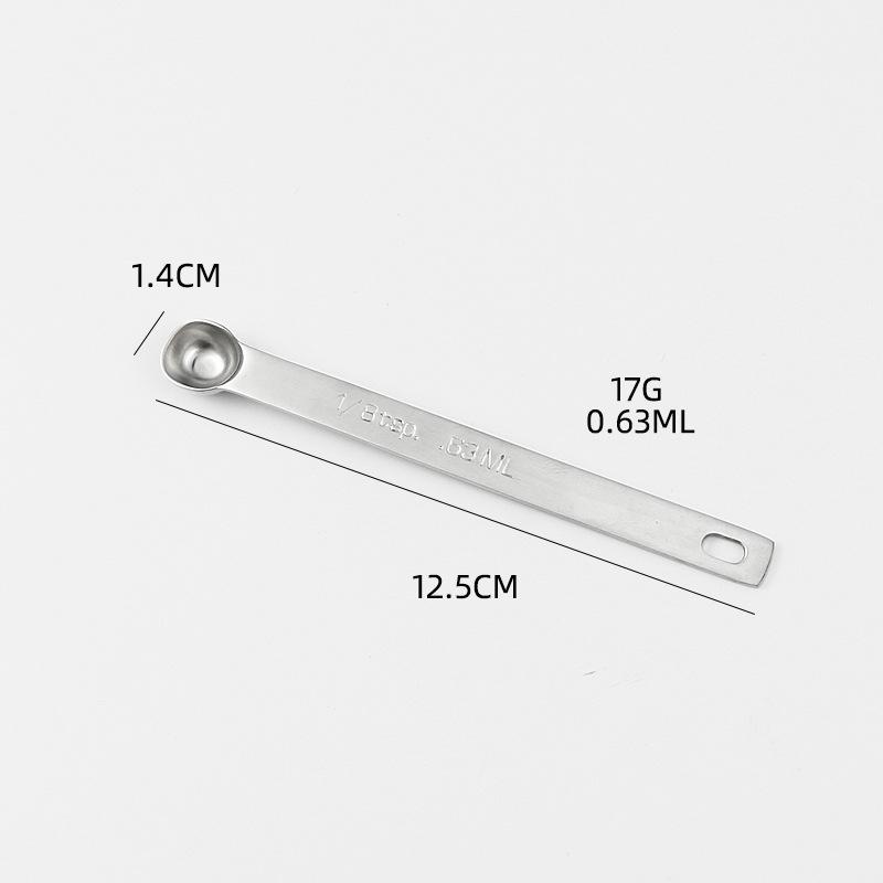 1 Pcs Stainless Steel Measuring Spoon Set Coffee Ingredients Cooking Baking Seasoning Tools Kitchen Accessories 6 specifications