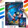 Digital Oil Painting Art Painting Fantasy Forest Adventure Handmade Diy Home Decorations
