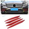 For Mercedes Benz E Class W213 Sport E260 E300 2016 2017 2018 Car Accessories Front Fog Lamp Strips Trim Cover Carbon Fiber