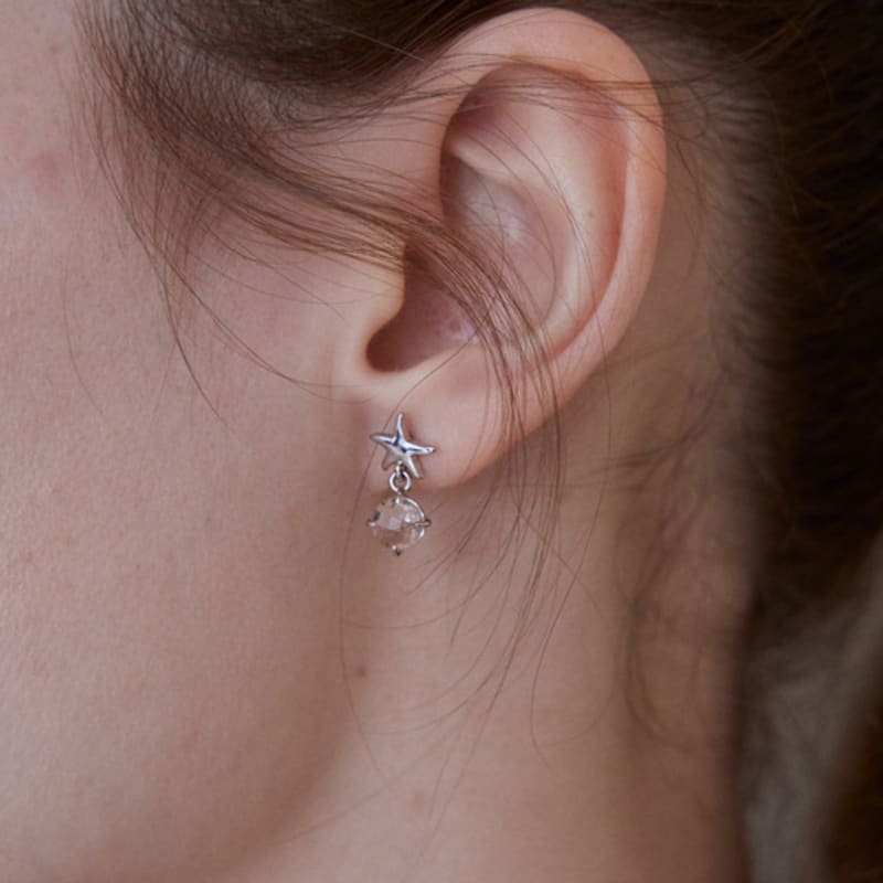 

LingerPiece Starfish drop crystal earring free