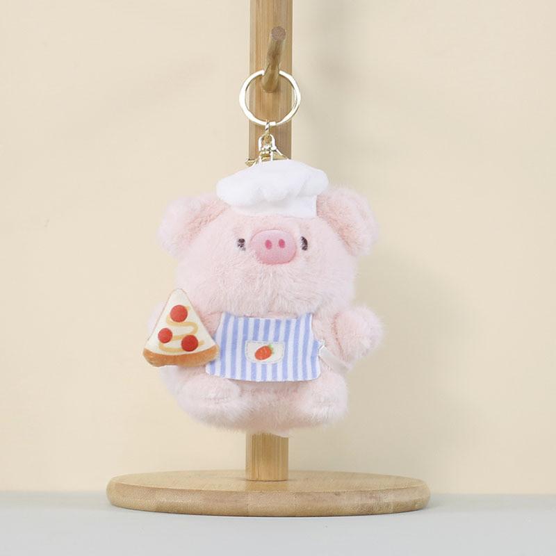 Plush Pig Toy With Sports Design For Kids Gift And Bag Decoration