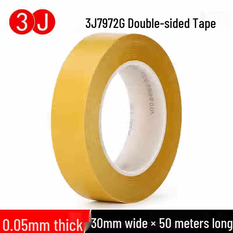 3J Transparent High-Tack PET Double-Sided Tape